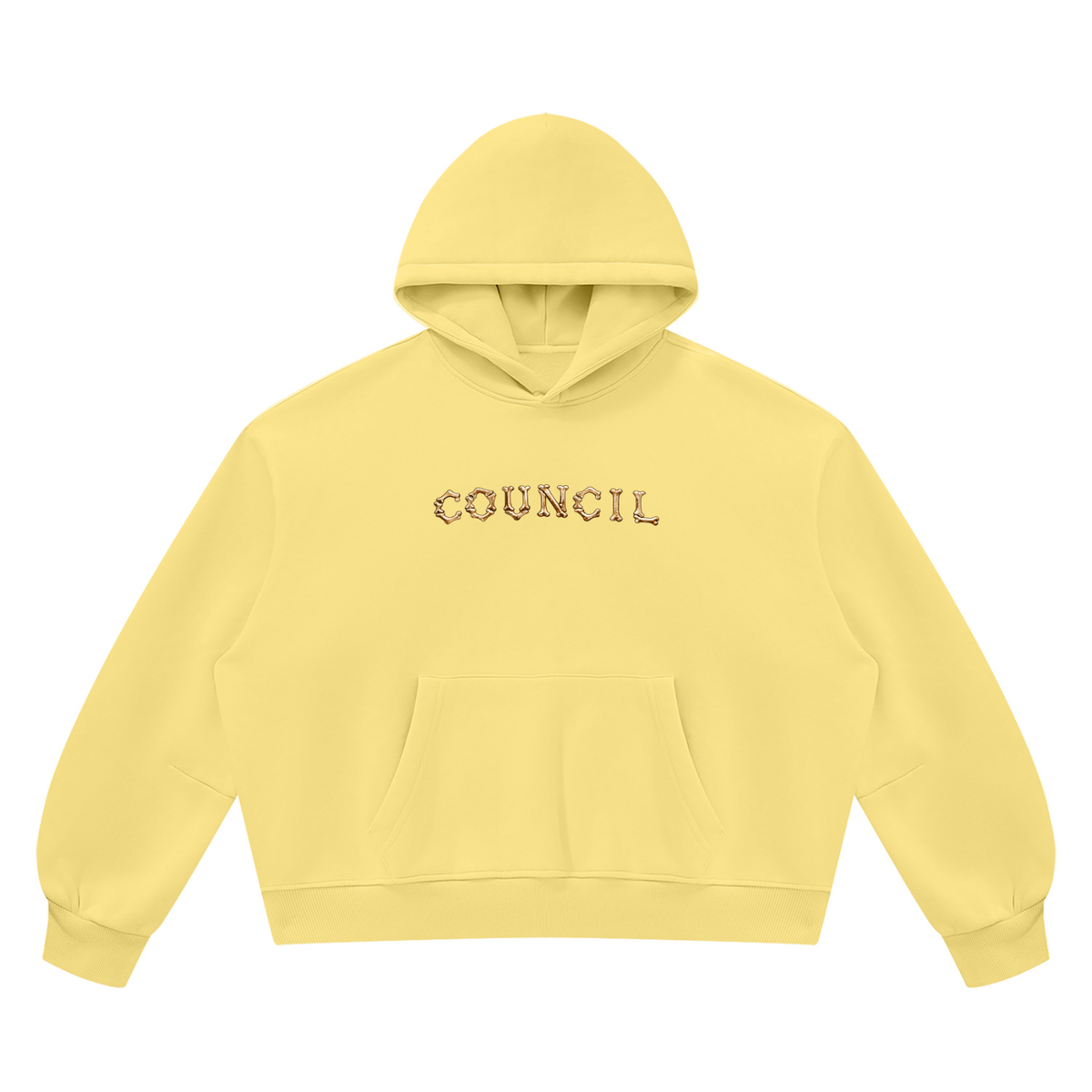 Unisex Vintage Wash Boxy Fleece Hoodie